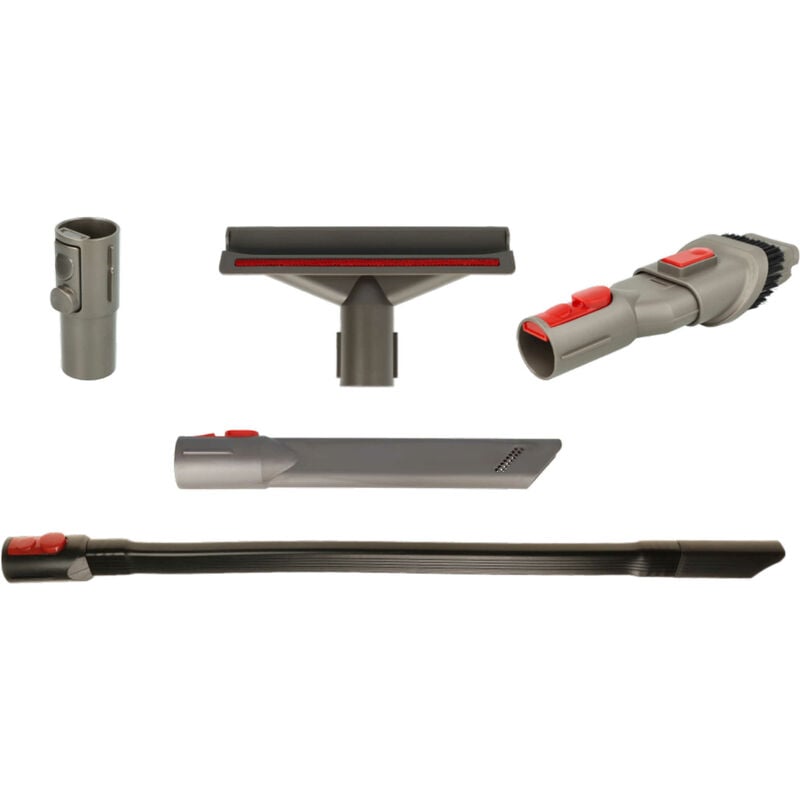 foto del prodotto vhbw set di bocchette da 5 pzz. compatibile con dyson v15 detect detect complete aspirapolvere grigio