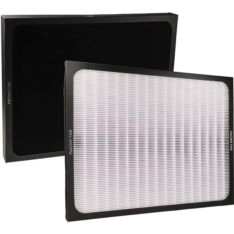 foto del prodotto vhbw set di filtri 2 pezzi compatibile con blueair classic 270e, 270e slim, 250e, 270 purificatore d aria filtro combinato, filtro