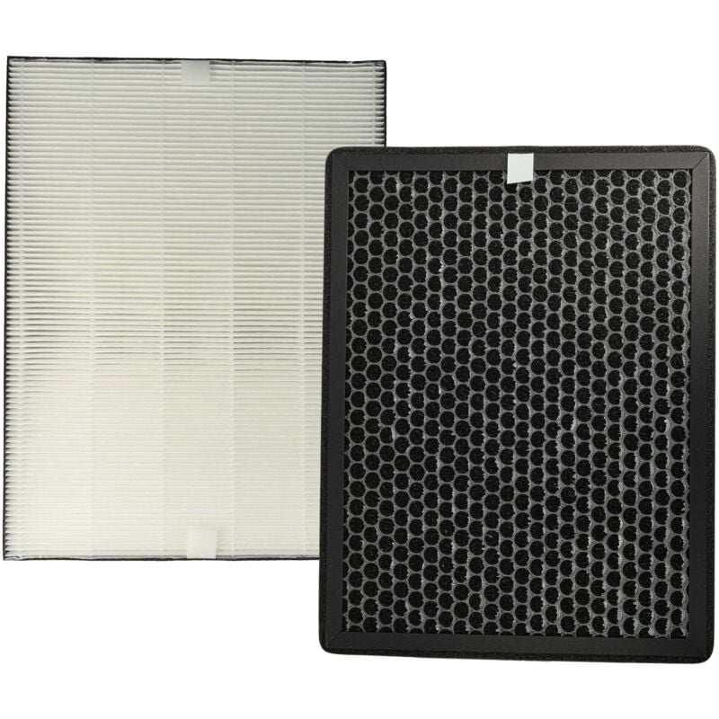 foto del prodotto vhbw set di filtri 2 pezzi compatibile con philips ac3829 10 purificatore d aria filtro ai carboni attivi, filtro hepa