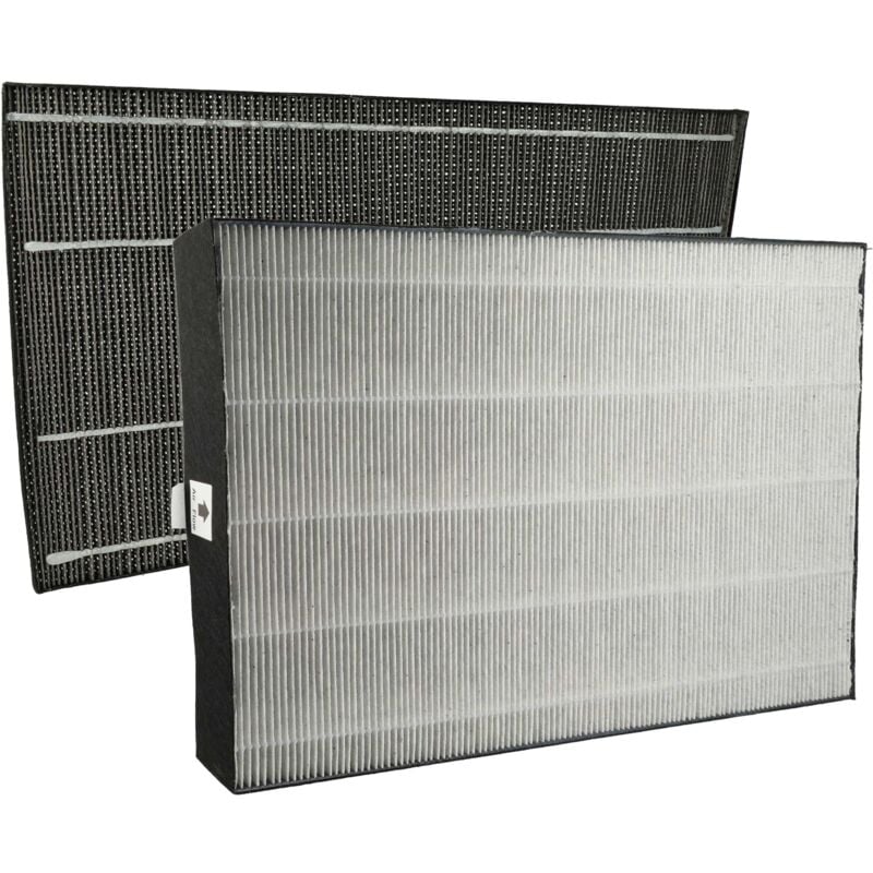 foto del prodotto vhbw set di filtri 2 pezzi hepa 13 compatibile con sharp kc a60euw purificatore d aria filtro ai carboni attivi, filtro hepa