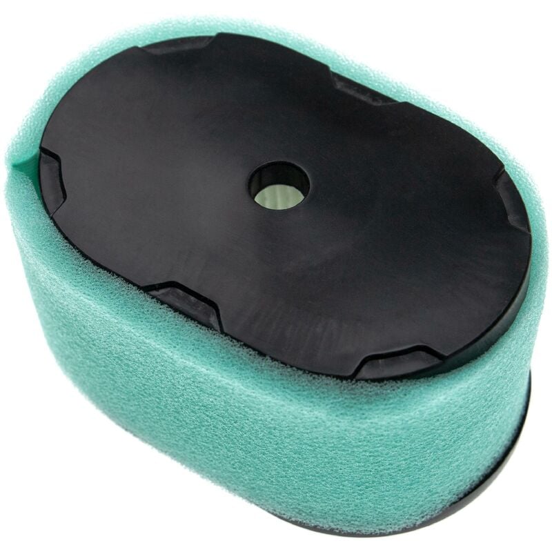 foto del prodotto vhbw set di filtri 2x pre filtro, 2x filtro dell aria compatibile con briggs stratton 099772 0100 01 motore per tagliaerba, nero bianco turchese