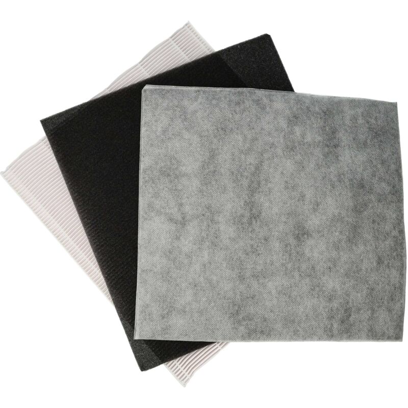 foto del prodotto vhbw set di filtri 3 pezzi sostituisce delonghi 5537000900 per purificatore d aria filtro hepa, filtro ai carboni attivi, pre filtro