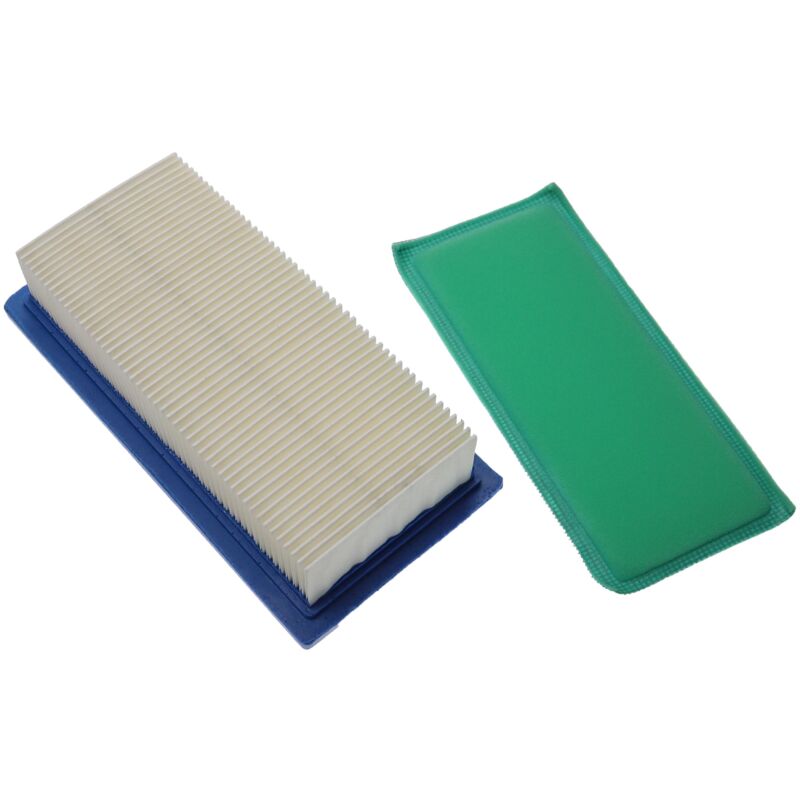 foto del prodotto vhbw set di filtri compatibile con briggs stratton 161432 161457 motore tagliaerba 2x filtro di ricambio 1x filtro dell aria, 1x pre filtro 