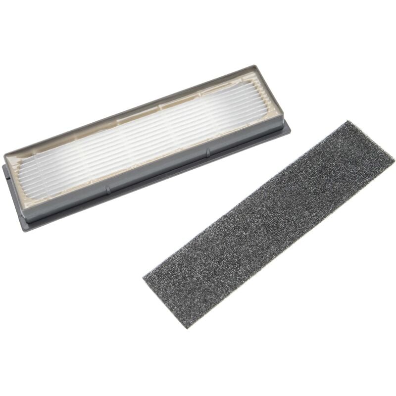 foto del prodotto vhbw - set di filtri compatibile con ecovacs deebot ozmo t8 robot aspirapolvere - 2x filtro di ricambio filtro hepa, filtro in spugna