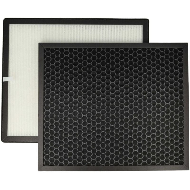 foto del prodotto vhbw set di filtri compatibile con levoit lv pur131, lv pur131s purificatore d aria filtro hepa, filtro ai carboni attivi