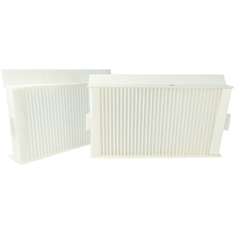 foto del prodotto vhbw set di filtri compatibile con zehnder comfoair 180 sistema di ventilazione filtri dell aria g4 f7 2 pezzi , 24 x 12 x 5 cm, bianco