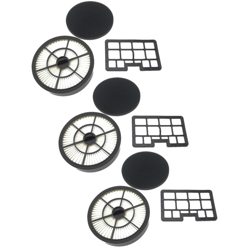 foto del prodotto vhbw set di filtri sostituisce hanseatic 422064, 551793, 15705486 per aspirapolvere 6x filtro filtro aria di scarico, filtro combi hepa spugna 