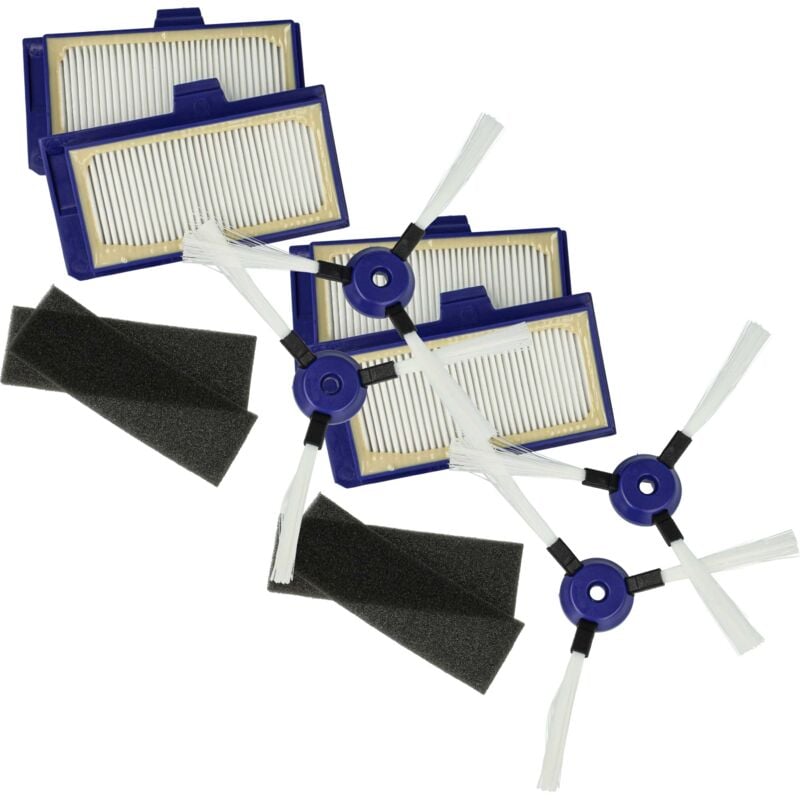 foto del prodotto vhbw set di manutenzione da 12 pezzi sostituisce rowenta zr710101 per robot aspiratore