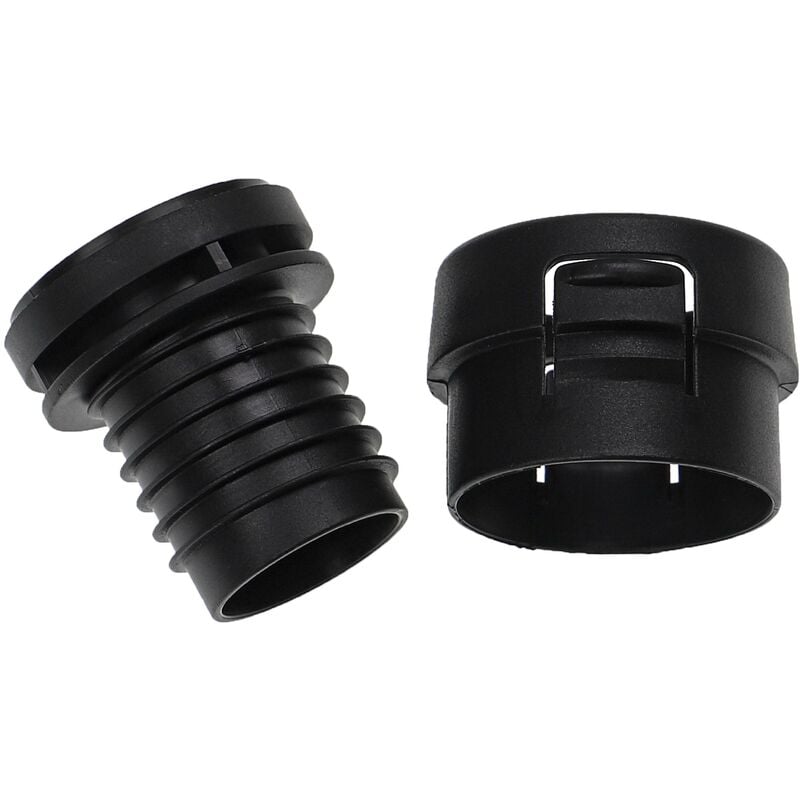 foto del prodotto vhbw set di riparazione tubi aspirapolvere da 2 pzz. compatibile con miele performance aspirapolvere manutenzione tubo flessibile, nero