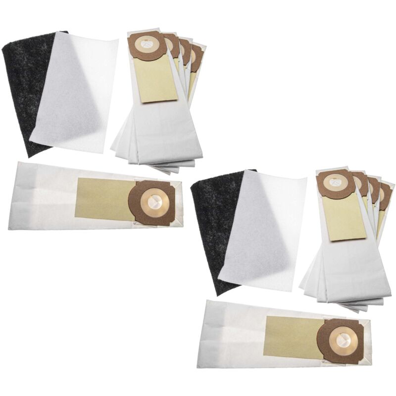 foto del prodotto vhbw set di sacchetti carta filtro da 14 pzz compatibile con hoover athyss scst327e001, st 210 f, st 222 f, st 235 fc, st321ea011 aspirapolvere