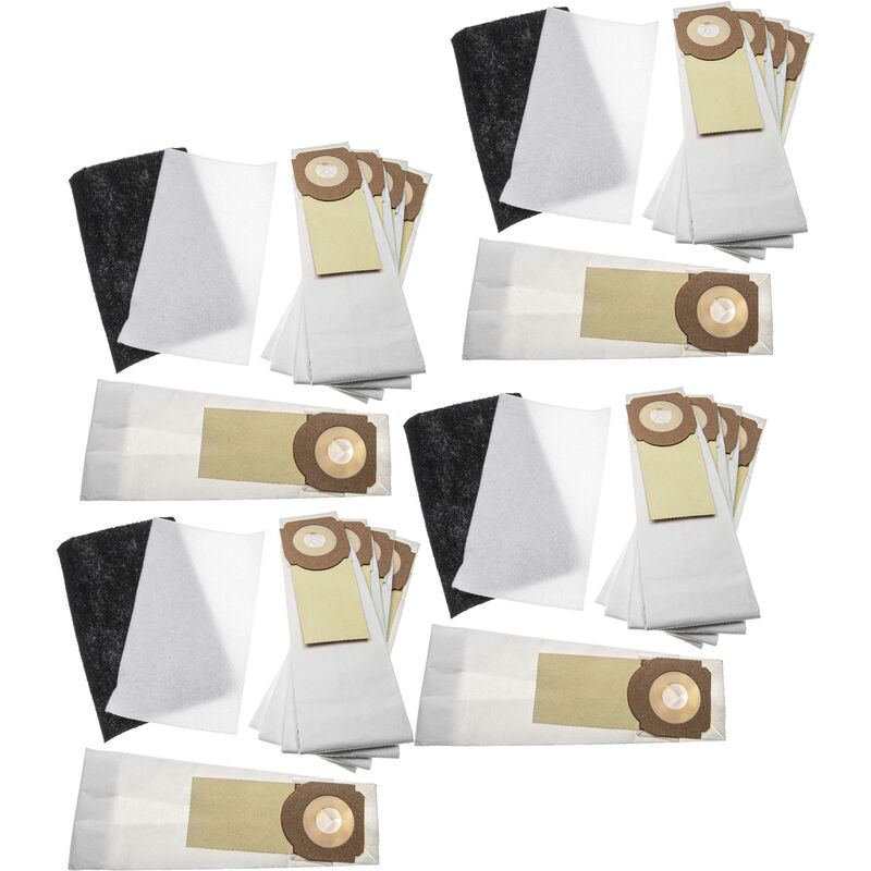 foto del prodotto vhbw set di sacchetti carta filtro da 28 pzz. compatibile con hoover athyss stb236 011, stb356 011, stb356 021, stg750 011 1, str755 011