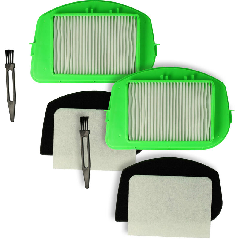 foto del prodotto vhbw set filtri spazzola 8 pzz. sostituisce rowenta zr005701, zr005601 per aspirapolvere