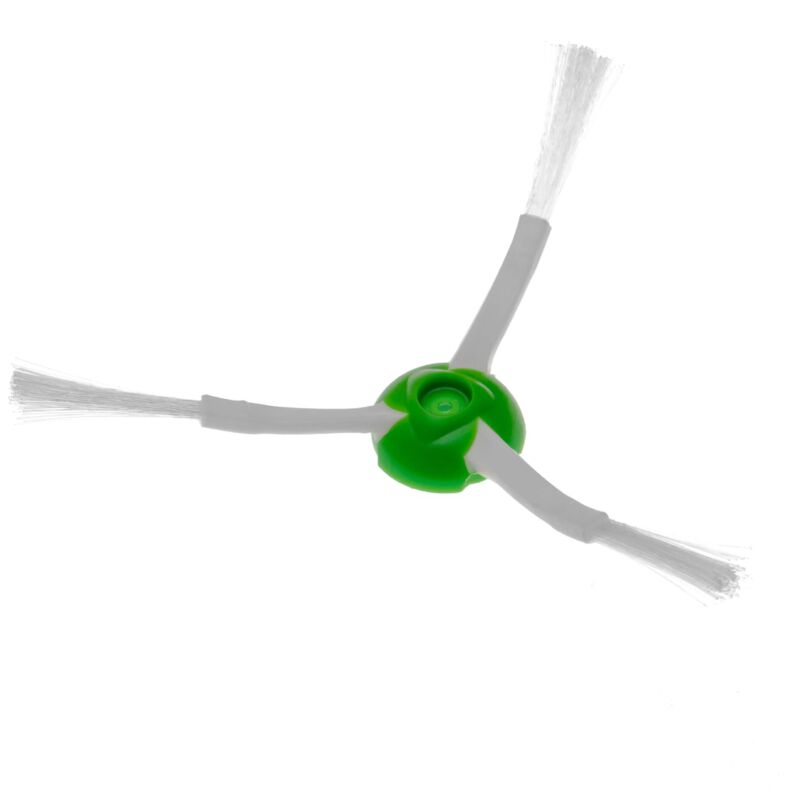 foto del prodotto vhbw spazzola laterale di ricambio compatibile con irobot roomba e5, e6, e7, i7, i7 plus, i7 robot aspirapolvere bianco verde