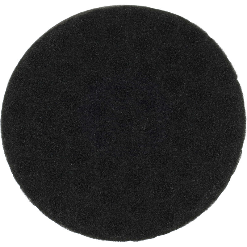 foto del prodotto vhbw spugna per lucidatura universale per levigatrice rotorbitale e orbitale 15 cm diametro, durezza bassa, nero bianco
