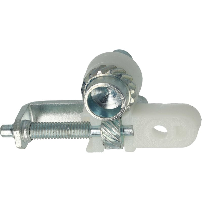 foto del prodotto vhbw tendicatena compatibile con stihl ms 170, 017, 018, 021, 023, 025, 019 motosega laterale, plastica ferro, 27 g bianco argento