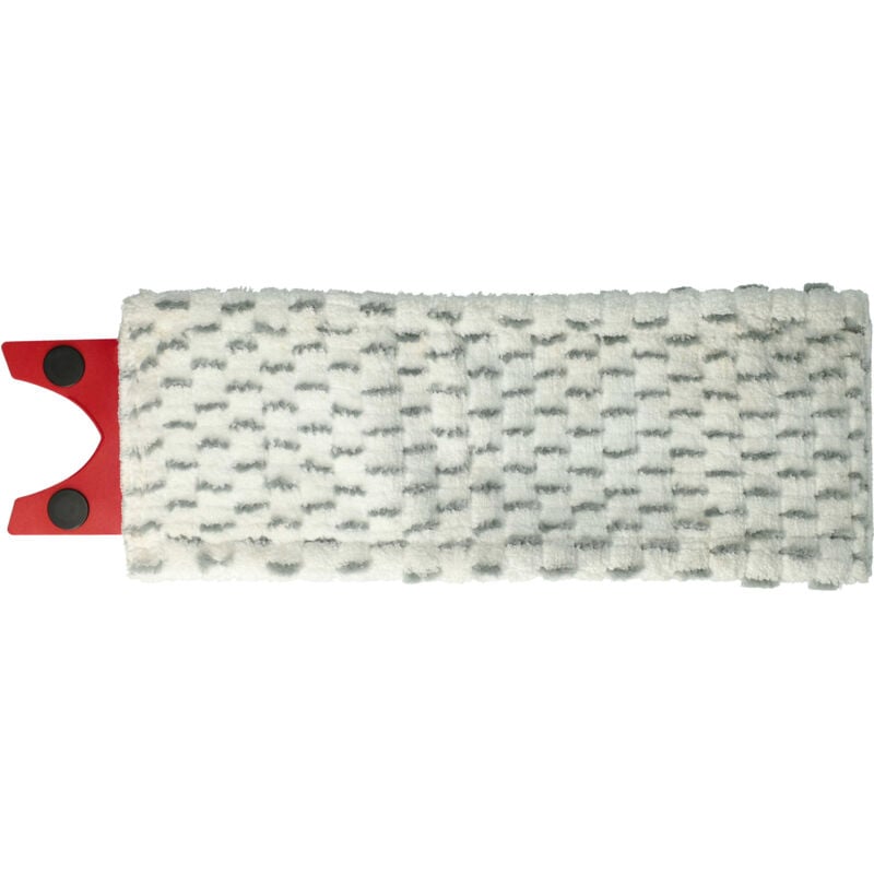 foto del prodotto vhbw testina pulente compatibile con vileda 1 2 spray mocio, lavapavimenti microfibra, grigio bianco