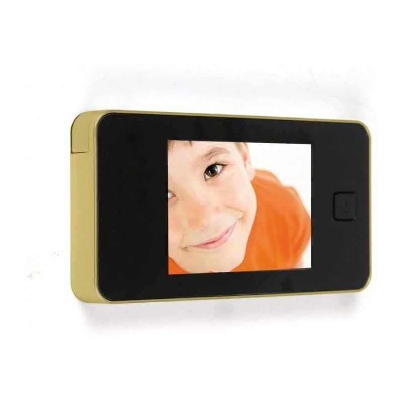 foto del prodotto vi.tel. spioncino telecamera digitale per porte 55 110 oro