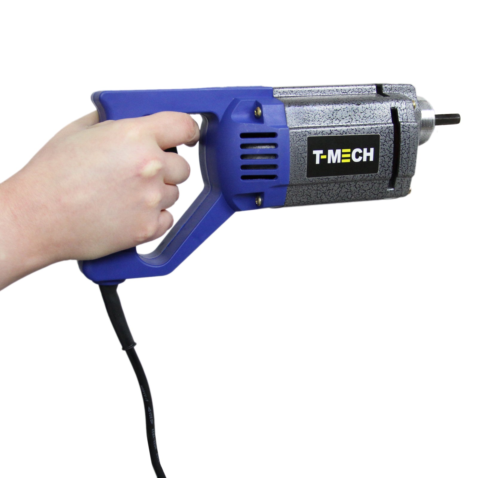 foto del prodotto vibratore per cemento e calcestruzzo 1100w professionale con asta flessibile 2m