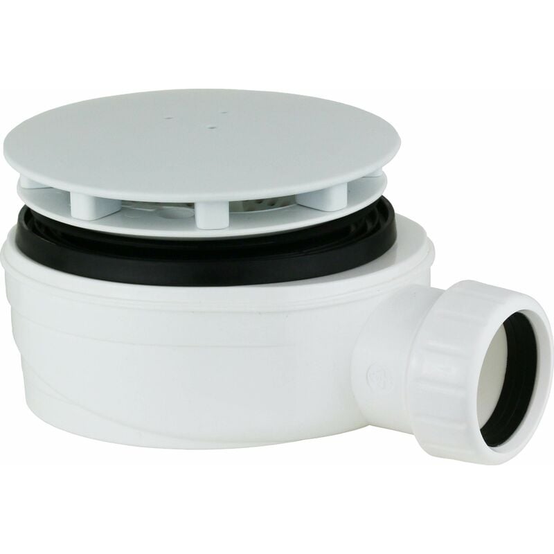 foto del prodotto vicario piletta sifonata per piatti doccia cover in colore bianco opaco 836 sacp.50 bianco opaco