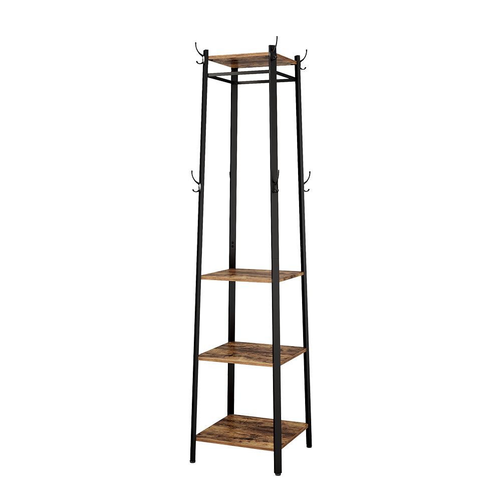 foto del prodotto vicco appendiabiti rovere rustico 43 x 180 cm