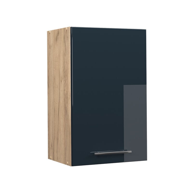 foto del prodotto vicco armadi da cucina blu scuro lucido 45 cm