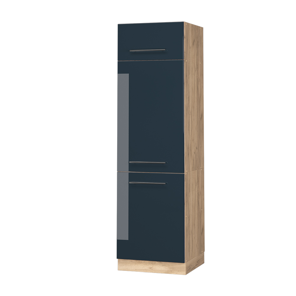 foto del prodotto vicco armadi da cucina blu scuro lucido 60 cm