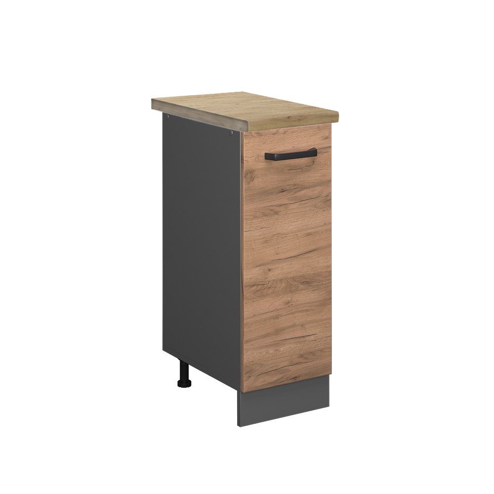 foto del prodotto vicco armadio cucina dispensa alto quercia dorata 30 cm , pl rovere