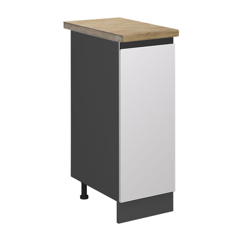 foto del prodotto vicco armadio cucina dispensa alto r line, bianco, 30 cm , pl rovere