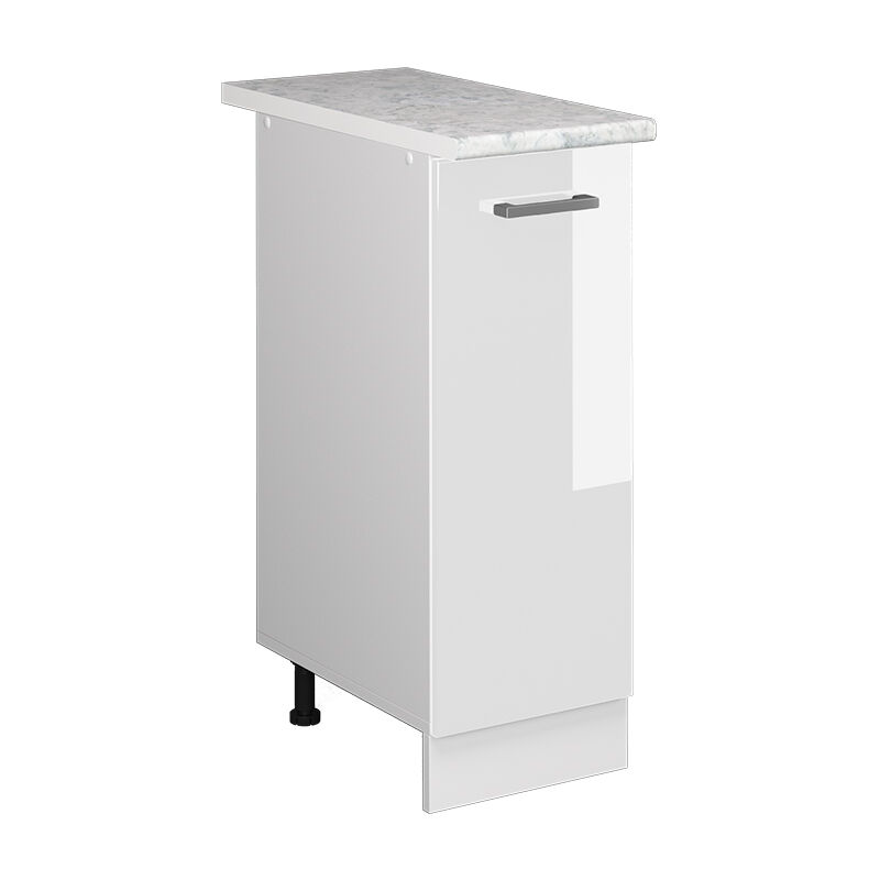 foto del prodotto vicco armadio cucina dispensa alto r line, bianco lucido, 30 cm , pl marmo