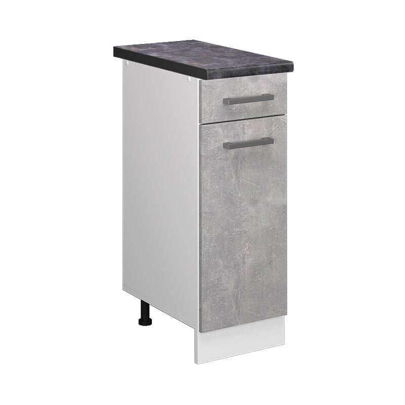 foto del prodotto vicco armadio cucina dispensa alto r line, calcestruzzo, 30 cm , pl antracite