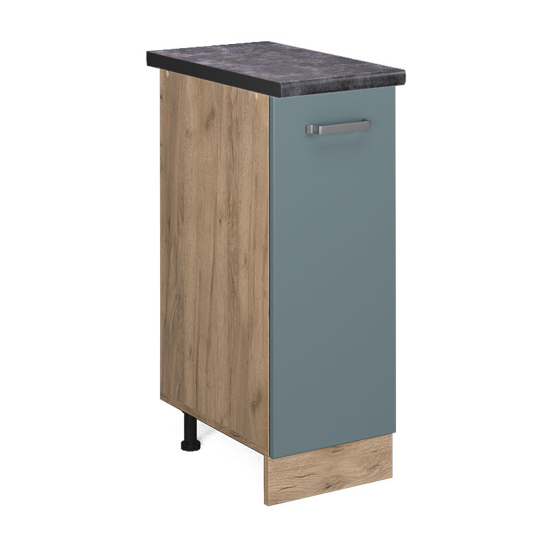 foto del prodotto vicco armadio cucina dispensa alto r line, grigio blu, 30 cm , pl antracite