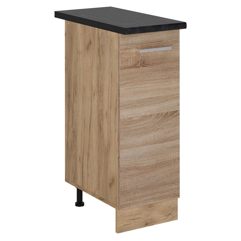 foto del prodotto vicco armadio cucina dispensa alto r line, sonoma, 30 cm , pl antracite