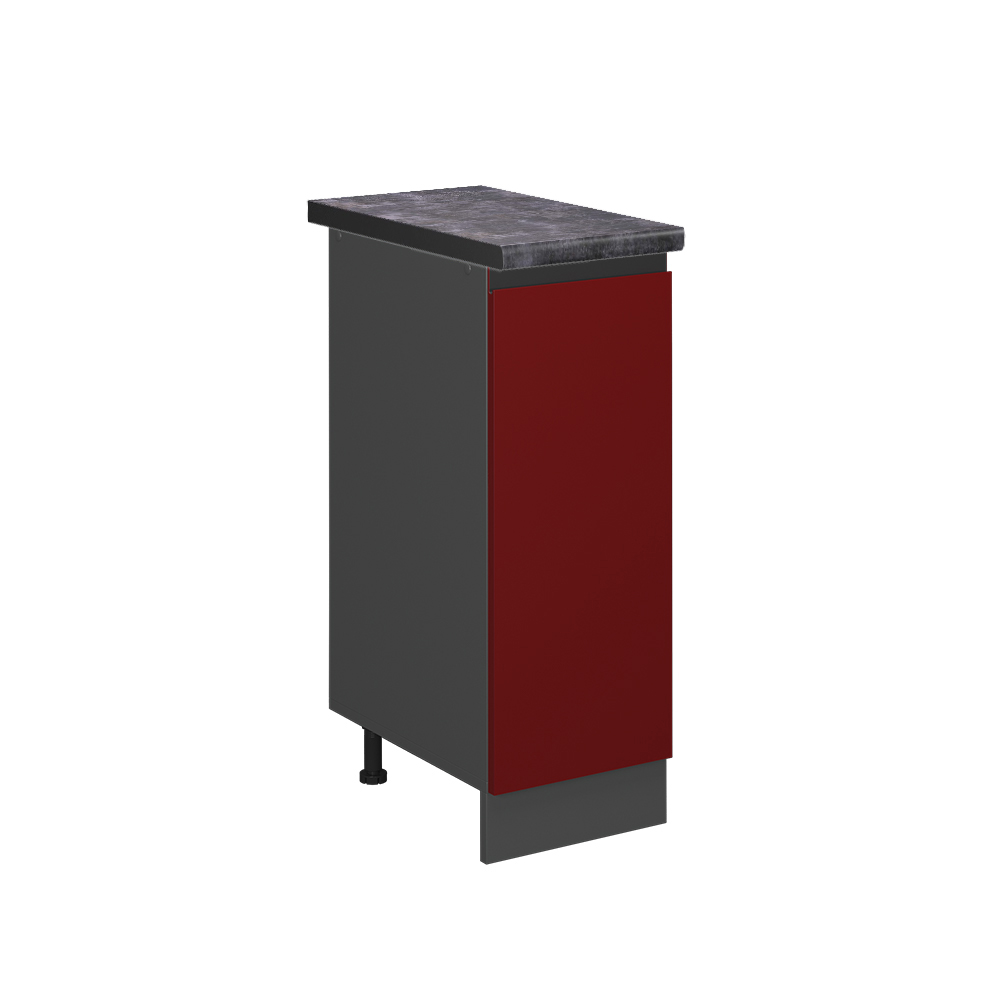 foto del prodotto vicco armadio cucina dispensa alto rosso 30 cm , pl antracite