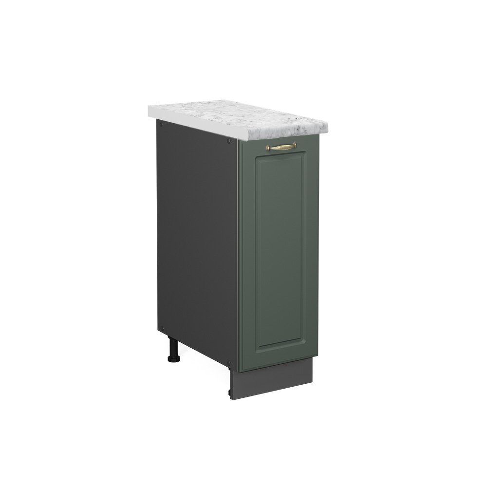 foto del prodotto vicco armadio cucina dispensa alto verde oro country house 30 cm , pl marmo