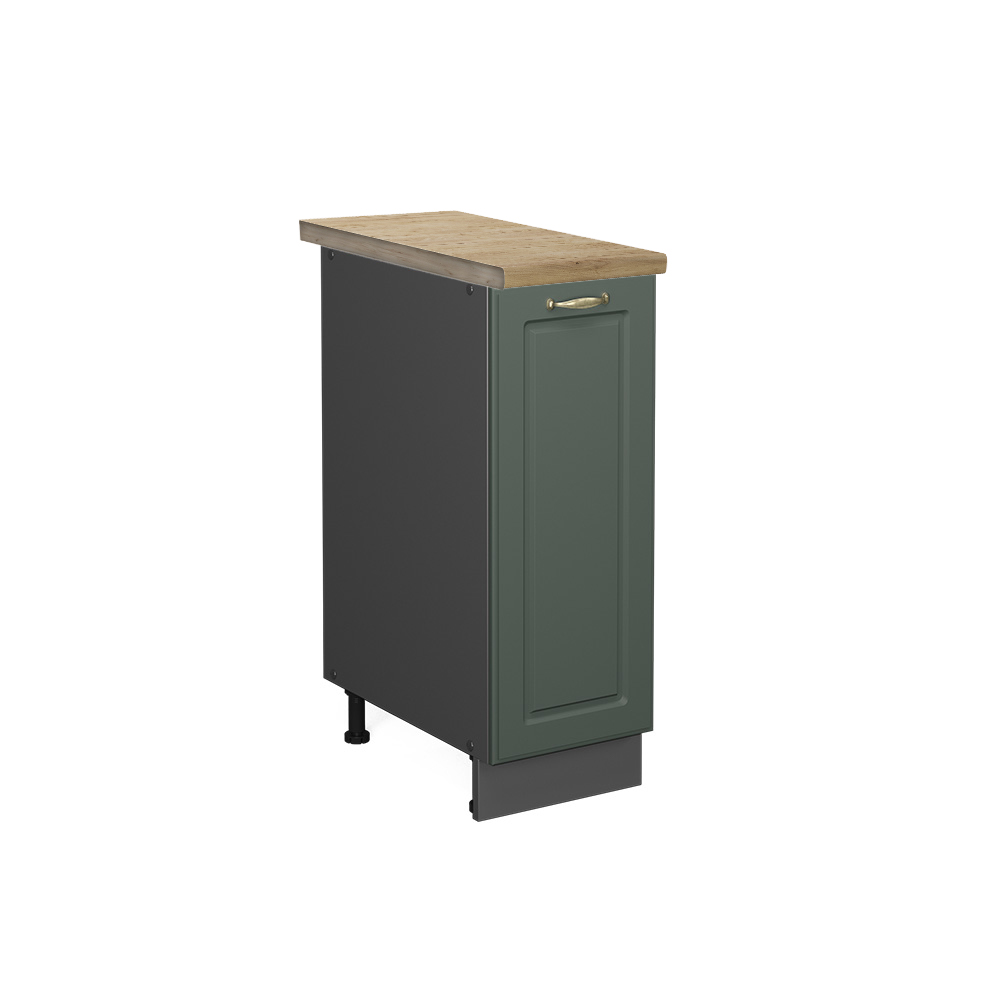 foto del prodotto vicco armadio cucina dispensa alto verde oro country house 30 cm , pl rovere