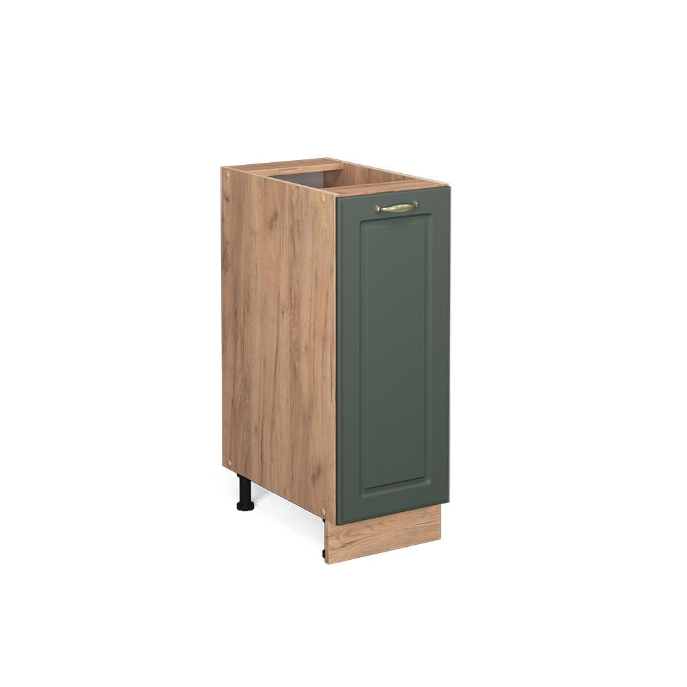 foto del prodotto vicco armadio cucina dispensa alto verde oro country house 30 cm senza piano di lavoro