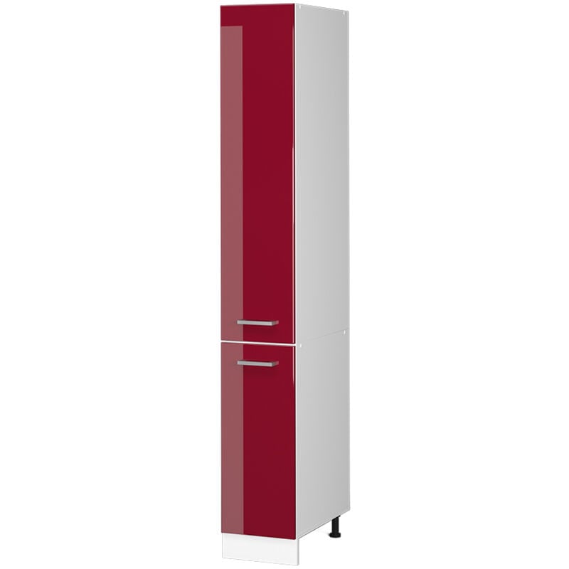 foto del prodotto vicco armadio da farmacia r line, rosso bordeaux lucido, 30 cm