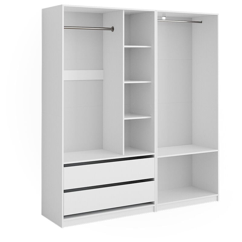 foto del prodotto vicco armadio elmo, bianco, 100 x 200 cm set con 2 parti