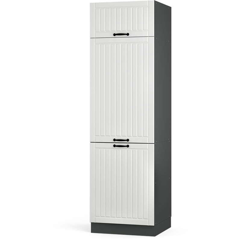 foto del prodotto vicco armadio frigorifero fame line, bianco casa di campagna, 60 cm