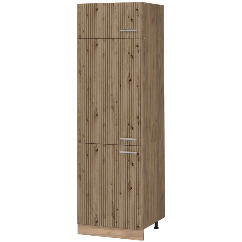 foto del prodotto vicco armadio frigorifero r line, rovere artigianale, 60 cm