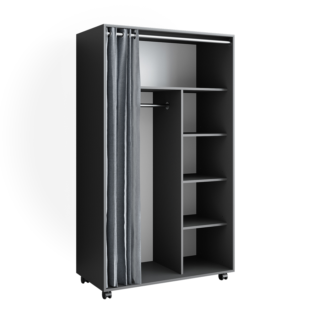 foto del prodotto vicco armadio multifunzione grigio 100 x 168 cm