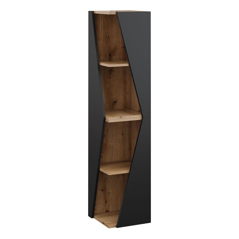 foto del prodotto vicco armadio per il bagno benno, antracite, 31.6 x 70.5 cm con 3 ripiani