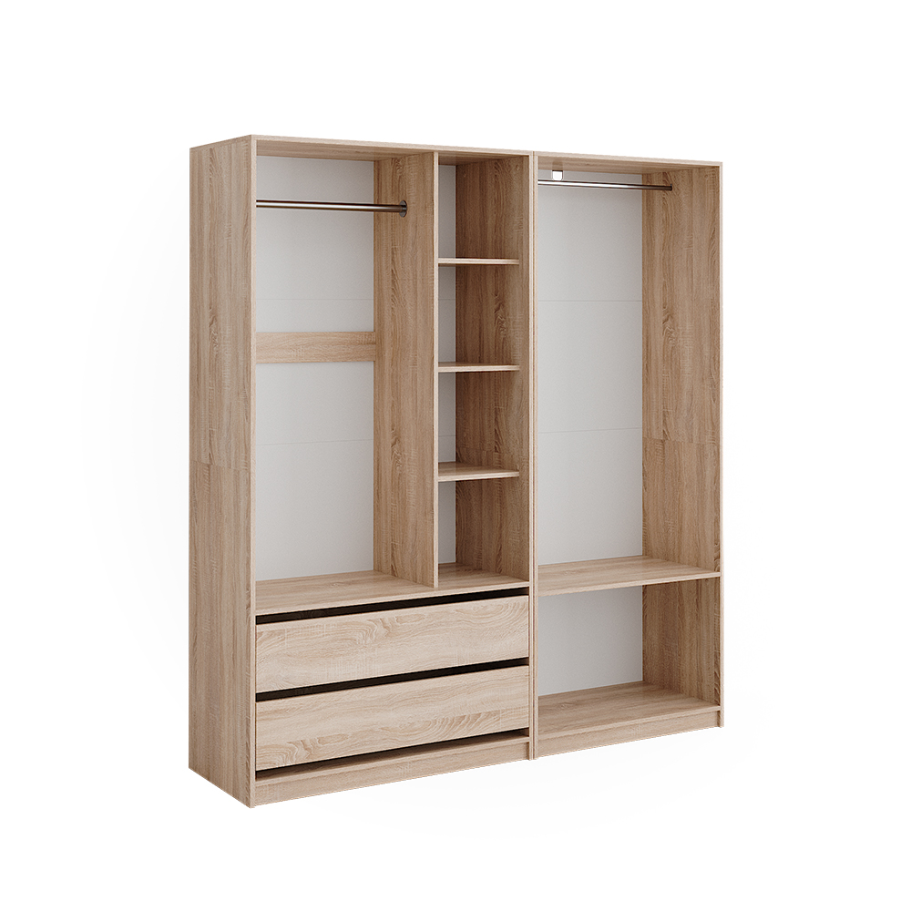 foto del prodotto vicco armadio sonoma 100 x 200 cm set di 2
