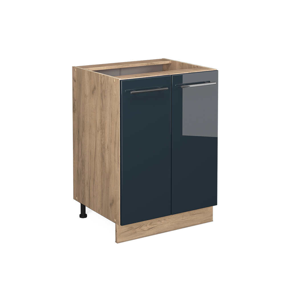 foto del prodotto vicco base blu scuro lucido 60 cm senza piano di lavoro