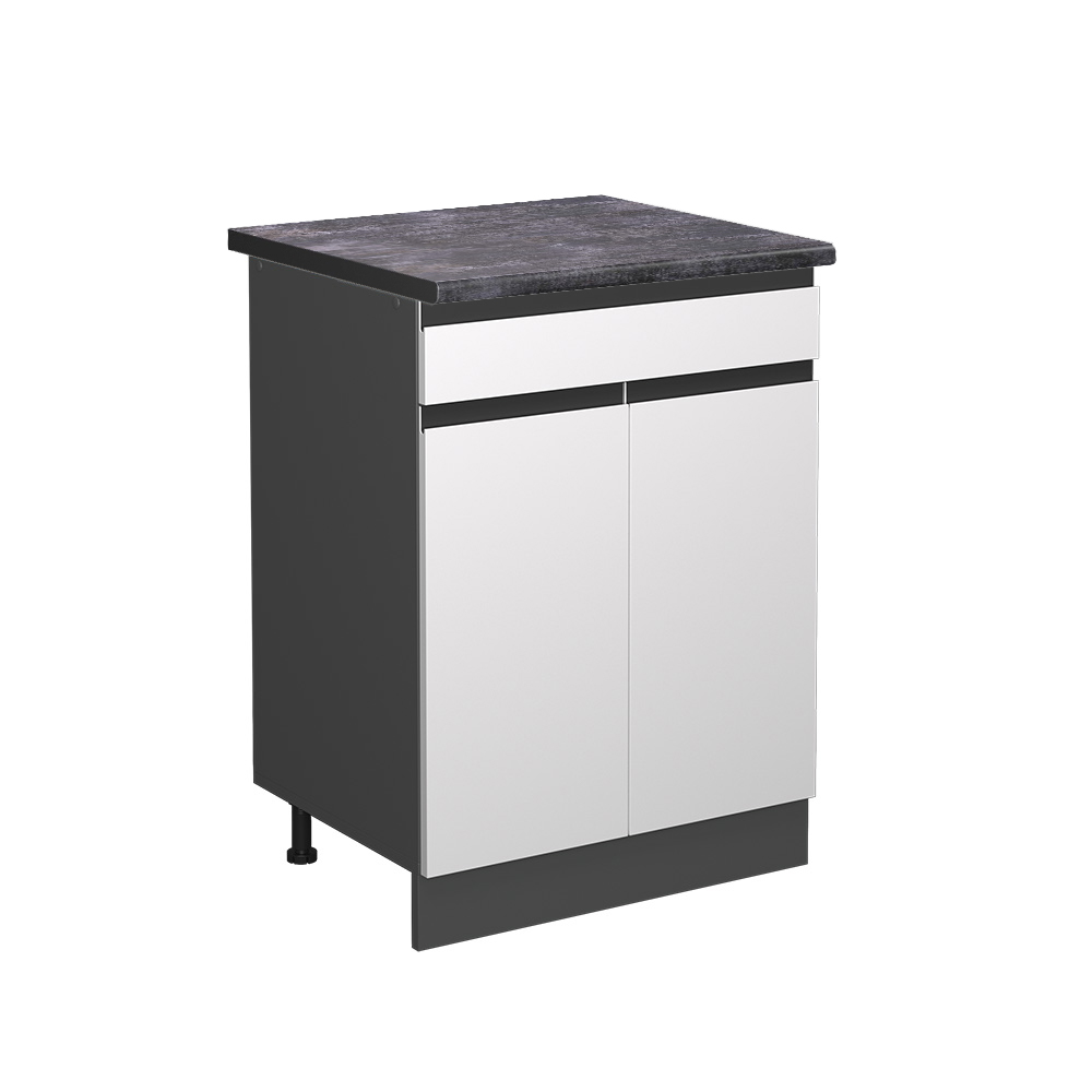 foto del prodotto vicco base da cucina bianco 60 cm , ap antracite