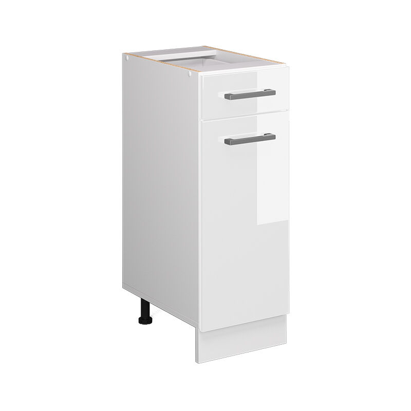 foto del prodotto vicco base universale r line, bianco lucido, 30 cm con cassetto, senza piano di lavoro