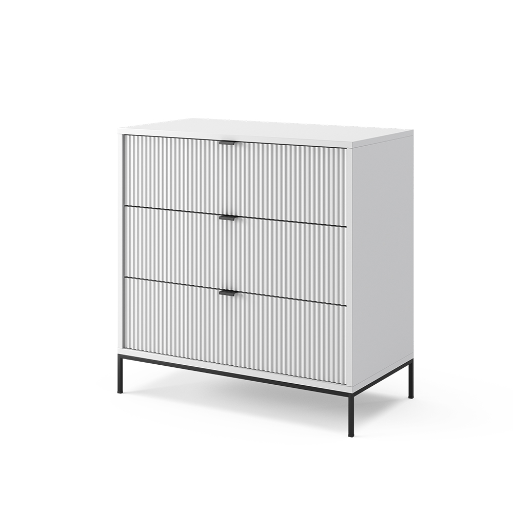 foto del prodotto vicco cassettiera bianco 42 x 81.2 cm con 3 cassetti