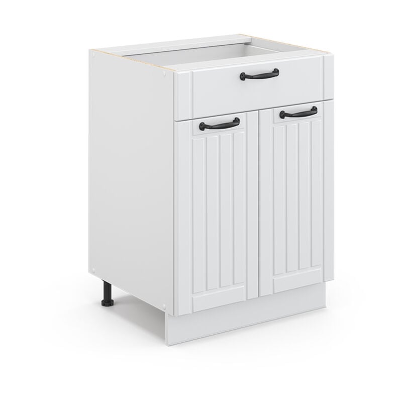 foto del prodotto vicco cassettiera da bagno fame line, bianco casa di campagna, 60 x 81.6 cm con cassetto, senza piano di lavoro