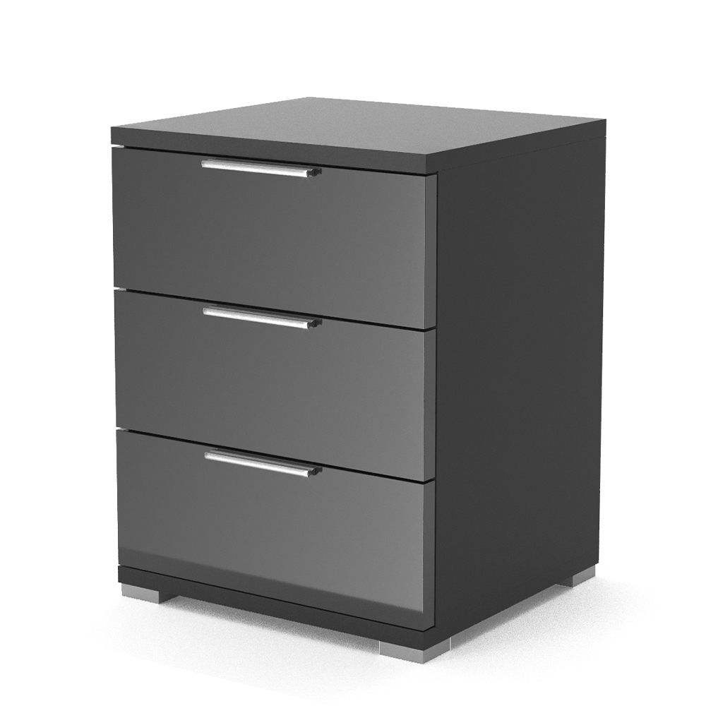 foto del prodotto vicco comodini camera da letto nero 46.2 x 60.5 cm