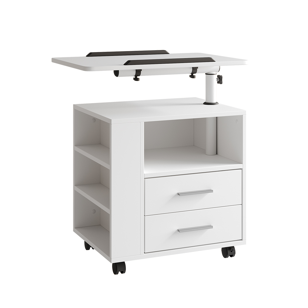 foto del prodotto vicco comodino bianco 60 x 69 cm con 2 cassetti